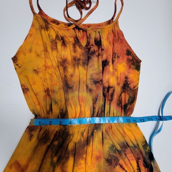 𝅺TIE Dye Spaghetti Strap Maxi One Size - Picture 8 of 13